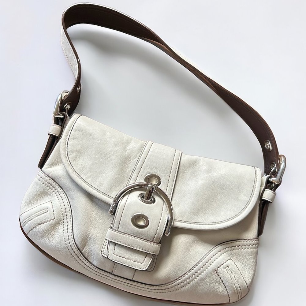 Coach Leather White Soho Shoulder Bag F06D-F10188